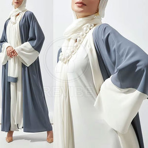 Kaftan Abaya élégant et modeste, léger, respirant, longueur au sol, tendance pour un usage quotidien et pour la prière - Product Image 2