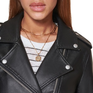 Veste en cuir Offre Spéciale nouveau Style taille courte femmes vestes en cuir fermeture éclair vêtements d'extérieur en cuir respirant femmes vestes - Product Image 6