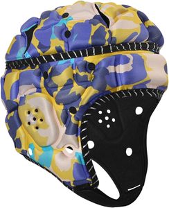Casco de fútbol americano ajustable de carcasa blanda, casco de rugby 7v7, gorra de fútbol con acolchado para la cabeza en un estilo y color únicos - Product Image 3