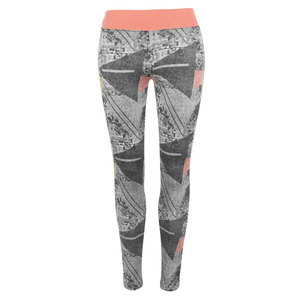 High Waist Geometric Printed <b>Yoga</b> Leggings Full Length Four-Way Stretch Spandex Polyester <b>Women</b> <b>Pants</b> - Product Image 3