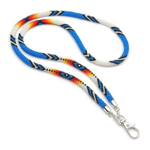 Cordons porte-clés en perles de rocaille - Fournitures artisanales écologiques DIY, logo/couleurs personnalisables, style classique, taille sur mesure - Product Image 4