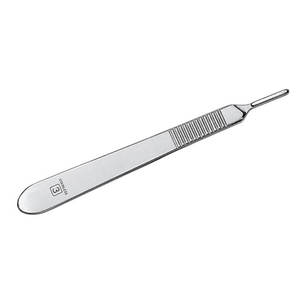 Cuchilla de bisturí con mango 3, mango de bisturí quirúrgico antideslizante, construcción duradera de acero inoxidable, mango de bisturí, instrumentos quirúrgicos - Product Image 1