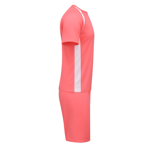 Ensemble de maillot de football pour hommes, col rond, manches courtes, en polyester respirant, vêtements de sport pour toutes les saisons, coupe classique - Product Image 2