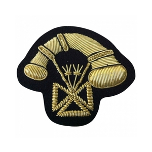 New Factory-Made High Custom Logo Hand Embroidered Eco-Friendly 3D <b>Sew</b>-On Badges Personalized Design Customized Color <b>Material</b> - Product Image 2
