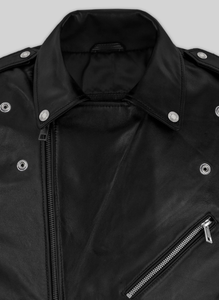 Veste en cuir pour homme, coupe-vent, veste en cuir pour homme et femme, styles personnalisés, Charlotte Burnt, plusieurs couleurs, veste en cuir 2006 - Product Image 4