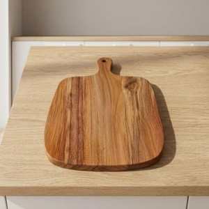 Acacia Wood Cutting <b>Board</b> Set Rustic Wooden Chopping <b>Board</b> Serving Tray Kitchen Gift Wedding Housewarming UK USA Canada - Product Image 5