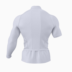 Maillots de compression ajustés pour bras gauche avec fixation décontractée – Maillots de compression de football américain pour hommes - Product Image 2
