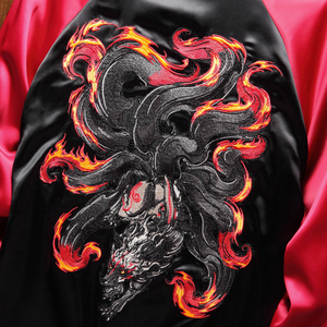 High Quality Custom Satin Bomber <b>Jacket</b> Polyester Winter Men and Women Baseball Satin Varsity <b>Jacket</b> For Men - Product Image 4