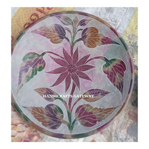 Manufacturer And Supplier Handmade Best Quality Soapstone <b>Incense</b> <b>Stick</b> <b>Holder</b> Leaf Shape With Black Carving Design For Gifting - Product Image 4