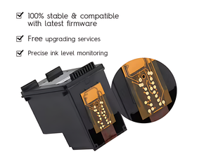 HESHUN pour HP301 HP301XL <span class=keywords><strong>HP</strong></span> Deskjet 1100 2050 1050 <span class=keywords><strong>Imprimante</strong></span> à jet d'encre 301XL <span class=keywords><strong>301</strong></span> XL Cartouches d'encre à jet d'encre - Product Image 6