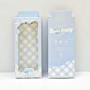 Custom Eco-Friendly Recycled Cardboard Cosmetic <b>Folder</b> with Snap Closure, Matte Lamination, Clear Window and Handle - Product Image 3