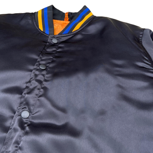 Blouson Bomber en Satin 100% Polyester pour Homme, Vente en Gros, Haute Qualité, Col Montant à Carreaux Personnalisé, Imperméable, Hiver - Product Image 3