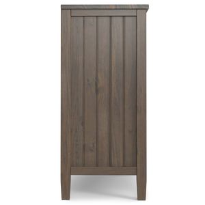 Smoky Brown Lev <b>Low</b> <b>Storage</b> Cabinet for Living Room - Product Image 3