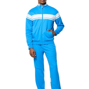 Track Suit <b>Zip</b> <b>up</b> <b>Jackets</b> and Pants Two Piece Solid Causal 2 in 1 Sweat Suit Jogging Suits Polyester - Product Image 1