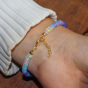 Bracelet perlé plaqué argent 925 avec breloque cerf-volant et perles ombragées, exportation à prix de gros - Product Image 2