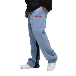 Pantalones de chándal para hombre de algodón 100% de alta calidad, logotipo impreso DTF personalizado, pantalones de hombre holgados lavados personalizados transpirables - Product Image 1