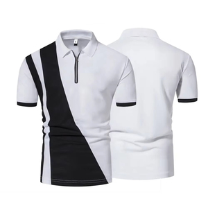 เสื้อโปโลผู้ชายดีไซน์ใหม่ ไซส์ใหญ่ ระบายอากาศได้ดี สวมใส่สบาย ขายส่ง ผ้าคอตตอนถัก พิมพ์ลาย ไซส์ใหญ่ - Product Image 3
