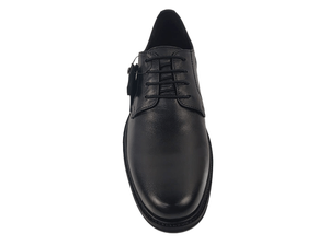 Zapatos Oxford de Vestir para Hombre Dlords Gad Penny, Negros, de Piel Vacuna, con Cordones, Punta en Pico, para Oficina y Carrera Profesional, Color Sólido, Hechos a Mano, con Entresuela de EVA - Product Image 2