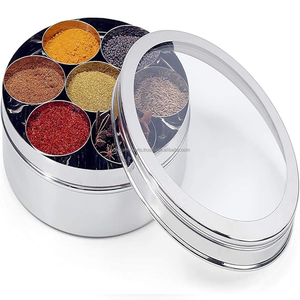 Factory Directly Hot Selling Metal Stainless Steel <b>Spice</b> <b>Jar</b> Set Dust Resistant Food Grade Dishwasher Safe Microwave Safe - Product Image 4