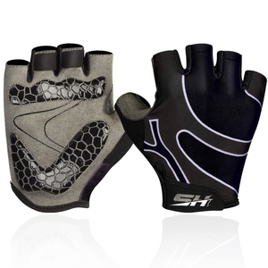 Gants de cyclisme Elite Dynamic, avec coussin absorbant les chocs, paume antidérapante, demi-doigts, pour équipes de course sur route - Product Image 1