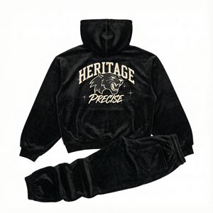 Conjunto de Sudadera con Capucha y Pantalones Deportivos con Estampado Personalizado, Conjunto de Felpa Informal Unisex - Product Image 6