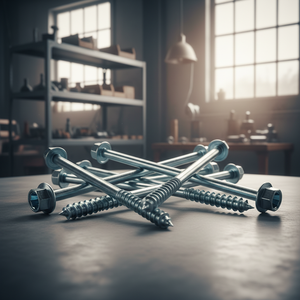 Tornillos de Rosca Parcial de Acero al Carbono Zincado con Cabeza Hexagonal Métrica de Alta Resistencia Clase 4.8 6.8 M6-M12 Estándar DIN/ANSI PDC - Product Image 1