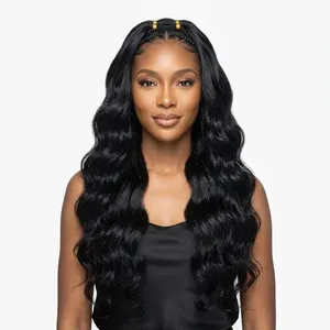 Cheveux Remy ondulés non traités, noir naturel, haute qualité, 100% cheveux naturels, personnalisation possible - Product Image 6