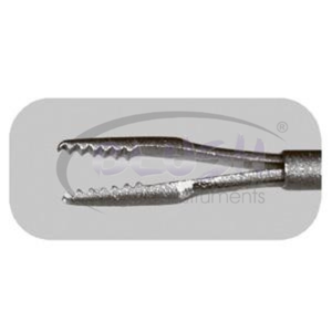 Wholesale Price With Best Quality 25G Serrated Crocodile Forceps Straight ISO Approved <b>Blush</b> Surgical - Product Image 6