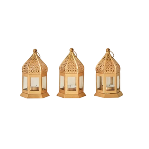 Classic <b>Brass</b> <b>Lantern</b> With Glass Panels Durable Home Decoration Metal Candle Holder Handmade Candle <b>Lanterns</b> On Sale - Product Image 2