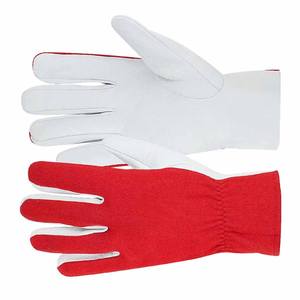 Gants de travail en cuir de chèvre de qualité supérieure, protection des mains pour la sécurité industrielle, durabilité, activités de plein air, usage intensif - Product Image 6