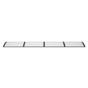 Toldo Grande para Puerta en Policarbonato ABS Negro y Material de Aluminio, Categoría de Productos: Toldos, Gazebos y Pérgolas - Product Image 3