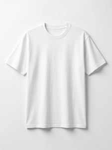 T-shirt vierge personnalisable avec logo pour homme, vente en gros, 100% coton épais, col rond, style décontracté streetwear - Product Image 5