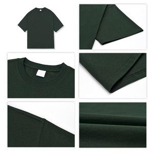 เสื้อยืดโอเวอร์ไซส์ผ้าฝ้ายพรีเมียม 100% แบบถัก ขายส่ง รับออกแบบตามสั่ง OEM ODM สตรีทแวร์ - Product Image 2