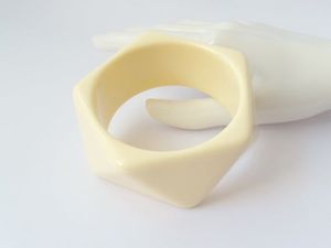 Handmade Wooden Resin Bangle Bracelet Round Shape Multicolor <b>Casting</b> Craft Jewelry Accessory - Product Image 4