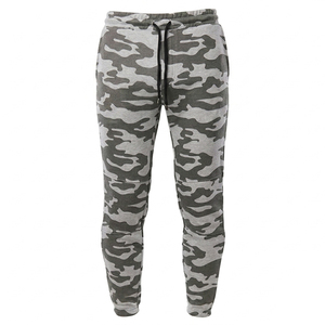 Pantalon de survêtement camouflage en gros, taille élastique avec cordon de serrage, décontracté, avec poches, en maille mi-lourde, pour la gym - Product Image 1