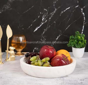 Elegante Frutero de mármol hecho a mano decorativo centro de mesa para cocina mesa de comedor o sala de estar elegante moderno - Product Image 4