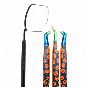 Wholesale New Stainless Steel Eyelash Extension Tweezers with Mirror Pointed Clip Precision <b>Lash</b> Extension Beauty Tool <b>Kit</b> - Product Image 6