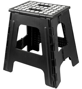 <b>Step</b> <b>Stool</b> Kitchen 40cm Foldable <b>Step</b> <b>Stool</b> Anti-Slip Surface Handle Colapsible Stable-for Kids Outdoor and Home - Product Image 1