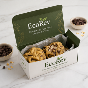 Factory Wholesale Eco-Friendly Biodegradable Foldable <b>Cookie</b> <b>Box</b> Packaging Customized Logo Bakery Cake Donut for <b>Box</b> Package - Product Image 4