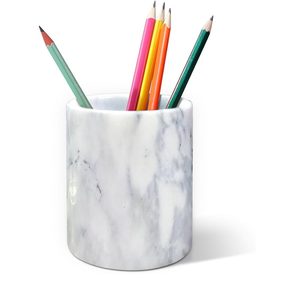 Porte-stylos en marbre, design créatif haut de gamme, multifonctionnel, rectangulaire, pour bureau, porte-stylos en marbre - Product Image 4