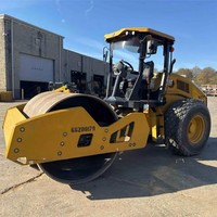 Compacteur vibrant à tambour unique Caterpillar CS11GC d'occasion 2023, moteur diesel robuste pour terrassement