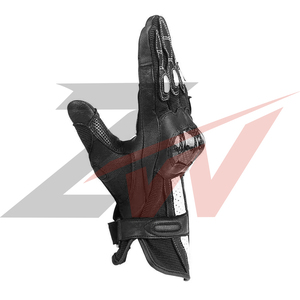 Gants de motocross compatibles écran tactile, protection intégrale, confortables, en cuir, personnalisables - Product Image 1