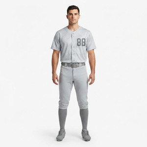 Ensemble de survêtement de baseball en coton 100 % OEM de haute qualité pour la vente en gros – Respirant, écologique, pour l'entraînement d'équipe – Fabricant de vêtements de sport - Product Image 1