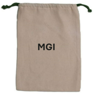 Custom Eco-Friendly 100% Organic Muslin Cotton Pouch Medium White Calico <b>Canvas</b> <b>Drawstring</b> <b>Bag</b> Washable Reusable Logo - Product Image 2