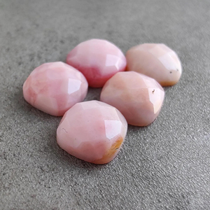Ópalo Rosa Natural, Corte Checker, Cabujón, Gema Suelta con Forma de Cojín Calibrada para Joyería, Todos los Tamaños Disponibles - Product Image 4