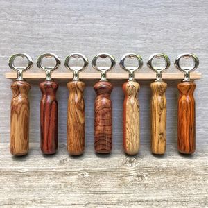 Custom Logo Engraved Magnetic Bamboo Beer Bottle <b>Opener</b> for Kitchen Parties Weddings Fridge Gifts Quality Wood Kitchen Coaster - Product Image 1