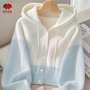 Ryan Pro Gear – Nouveaux sweats à capuche pour femmes, crop top respirant et élégant, couleur personnalisée, grandes tailles, services OEM et ODM - Product Image 5