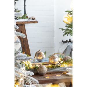 Set di 8 Palline di Natale in Legno D4, Decorazioni Appese per Albero, Ornamenti per Feste Natalizie - Product Image 5