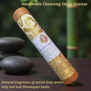 Incienso Artesanal Nepalí Tibetano Natural Chenrezig, Set de 5 Hierbas Orgánicas Ecológicas de Sándalo de 8 Pulgadas, Ofertas de Aromaterapia - Product Image 6