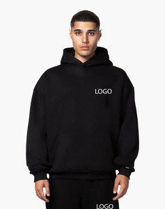 Custom Oversized Heavyweight Pullover Hoodies Blank Fleece Sweatshirt Embroidered Logo Streetwear OEM ODM Manufacturer - Product Image 1